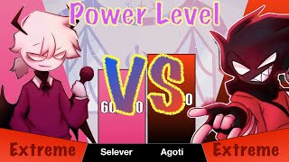 FNF Selever vs Agoti Power Level [upl. by Eimas]