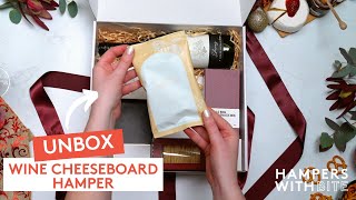 Wine Cheeseboard Hamper  Christmas Hampers 2023 I Hampers With Bite [upl. by Hanson]