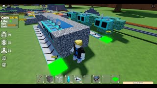 How To Make Easy And Use Aquastone Shard Farm in Life4 in Roblox  Block Tycoon ⛏️ LASERS 💥 [upl. by Inahpit]