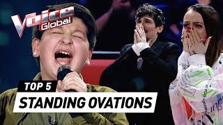 SENSATIONAL Standing Ovations in The Blind Auditions of The Voice Kids [upl. by Bean184]