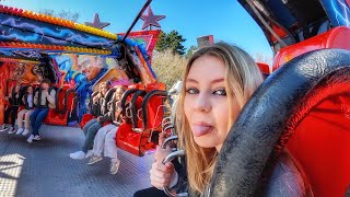 Her FIRST Superstar Ride Redhill Park Fun Fair Vlog Bournemouths BIGGEST FAIR  2023 [upl. by Eileek]