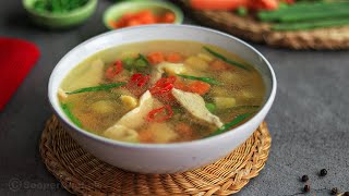 Clear Chicken Soup Recipe By SooperChef [upl. by Issim909]