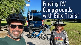 Finding RV Parks amp Campgrounds with Bike Trails [upl. by Boulanger]