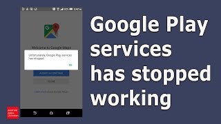 Google play services has stopped working [upl. by Cornelia]