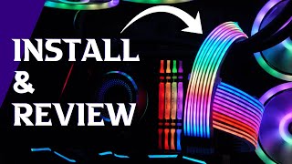 How To Install Lian Li Strimer Plus RGB Cables  Review amp How To Use [upl. by Aicak]