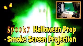 DIY Spooky Halloween FX Prop  Smoke Screen Projection [upl. by Monique]