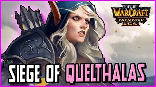 Warcraft 3 Reforged Siege of Quelthalas  Sylvanas Windrunner [upl. by Jobie]