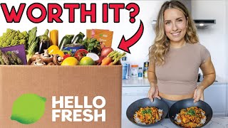 I Tried Cooking HelloFresh Meals For A Week  honest review [upl. by Larrad801]