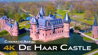 DE HAAR CASTLE 🇳🇱 Utrecht Drone 4K  Woerden Vleuten Meern Holland [upl. by Merth]