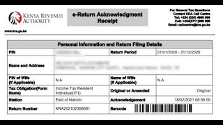 How To File KRA Nil Returns for students 2021 [upl. by Lytsirhc]