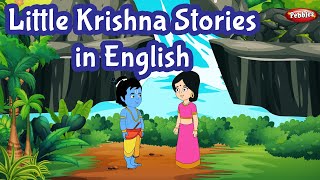 Little Krishna Stories in English  Bal Krishna Stories  Devotional Stories  Pebbles Live [upl. by Enohsal]