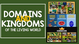 Domains and Kingdoms of the Living World  Biology Animation [upl. by Jacquenette]