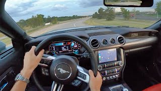 2020 Ford Mustang GT Convertible Performance Pack 6MT  POV Review [upl. by Pryor]