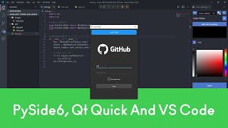 PySide6 Qt Quick Material Design VS Code And Python 391  Tutorial Modern GUI  Part 1 [upl. by Bausch667]