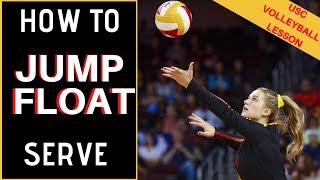 Volleyball Jump Serve  How To Jump Float Serve with Victoria Garrick [upl. by Latea799]