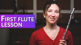 YOUR FIRST FLUTE LESSON  The Flute Channel TFC [upl. by Refennej]