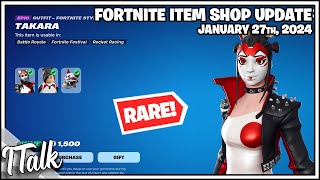 NEW EMOTE amp RARE SET RETURN Fortnite Item Shop January 27th 2024 Fortnite Chapter 5 [upl. by Erdda]