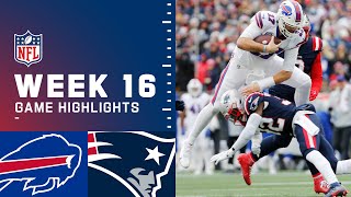 Bills vs Patriots Week 16 Highlights  NFL 2021 [upl. by Enirtak]