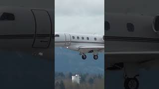 Phenom 300 Landing  Embraer Phenom 300 Landing  Private Jet  Business Jet  Executive Jet  Plane [upl. by Richardo]