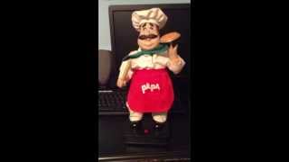 Italian Singing Pizza Papa RARE [upl. by Onilatac]