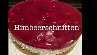 Himbeerschnitten  Himbeertorte mit Quark Sahnecreme  fruchtige Torte [upl. by Floris602]