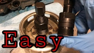 How to Properly Remove a Flywheel  Moto Addictions [upl. by Sera798]