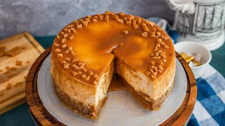 The BEST Salted Caramel Cheesecake [upl. by Lisabet]