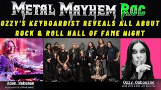 Inside Ozzy Osbourne’s Rock Hall of Fame Induction with Adam Wakeman Keyboardist Extraordinaire [upl. by Hearsh]