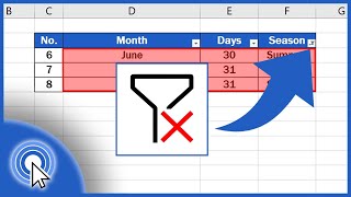 How to Clear or Remove Filter in Excel [upl. by Rehm]