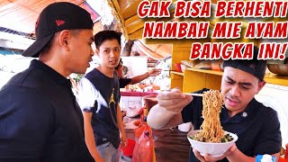 PERTAMA KALI MAKAN MIE AYAM BANGKA 30 TAHUN SAMPE KALAP [upl. by Eelime304]