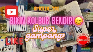 Cara bikin callbook kolbuk gampang buangett😲🤩 bikin callbook rumahan  Homade  callbook [upl. by Aihtnic]