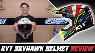 KYT Skyhawk Helmet Review at SpeedAddictscom [upl. by Anehs]