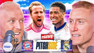 UCL SEMIFINAL BAYERN MUNICH vs REAL MADRID  Pitch Side LIVE [upl. by Eitsirk666]