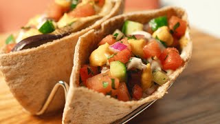 Sabich with Watermelon Salad and Watermelon Rind “Amba” [upl. by Dail]