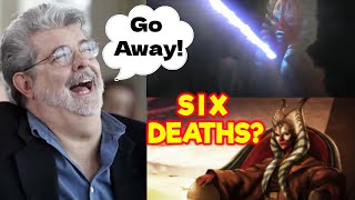 Shaak Ti The Immortal Jedi All 5 Deaths amp 1 Bonus starwars [upl. by Xuaeb]