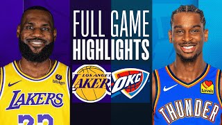 LAKERS at THUNDER  FULL GAME HIGHLIGHTS  December 23 2023 [upl. by Eliathas576]