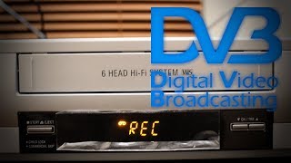 Using a VCR to record Digital TV [upl. by Nedle31]