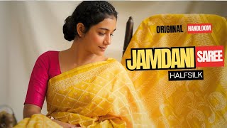 Excluсive Jamdani Saree for Women  Elegant amp Handcrafted Dhakai Jamdani Collection [upl. by Sirromaj]