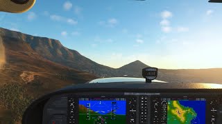 MSFS 2020 VR  Sundown Stellenbosch to Cape Town [upl. by Meagher406]