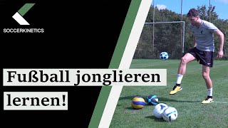 Jonglieren Lernen  Die Besten Übungen Für Fußballer  Soccerkinetics [upl. by Hazel]