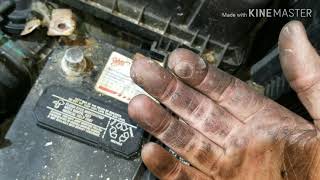 Corroded battery cable end replacment and cleaning [upl. by Olpe871]