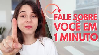 RESPONDENDO A PERGUNTA FALE SOBRE VOCÊ NA ENTREVISTA DE EMPREGO  EXEMPLO DO QUE FALAR [upl. by Timus283]