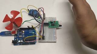 IR controlled DC motor using Arduino [upl. by Nelleyram]