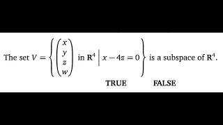 What is a Subspace Passing Linear Algebra [upl. by Suolhcin]