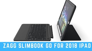 Zagg SlimBook Go Hands On New iPad Pro Keyboards [upl. by Ecienahs683]