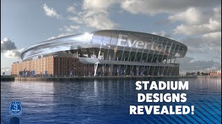 REVEALED EVERTONS NEW STADIUM DESIGN PLANS [upl. by Nosnej]