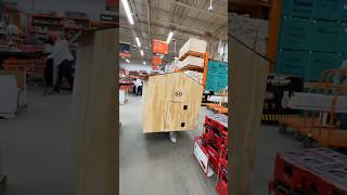 WE BUILT A HOUSE INSIDE HOME DEPOT 🔨 [upl. by Ylus]