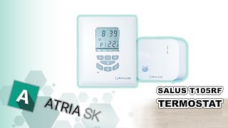 Bezdrôtový termostat Salus T105RF  ATRIA SK [upl. by Conti]