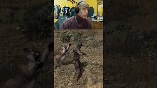 Getting JUMP SCARED In RED DEAD REDEMPTION rdr reddeadredemption funny gaming moment jumpscare [upl. by Meletius]