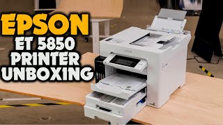 Epson ET5850 EcoTank Printer Review Ultimate Efficiency amp Performance Unveiled 🌍🖨️ [upl. by Lyndsie]